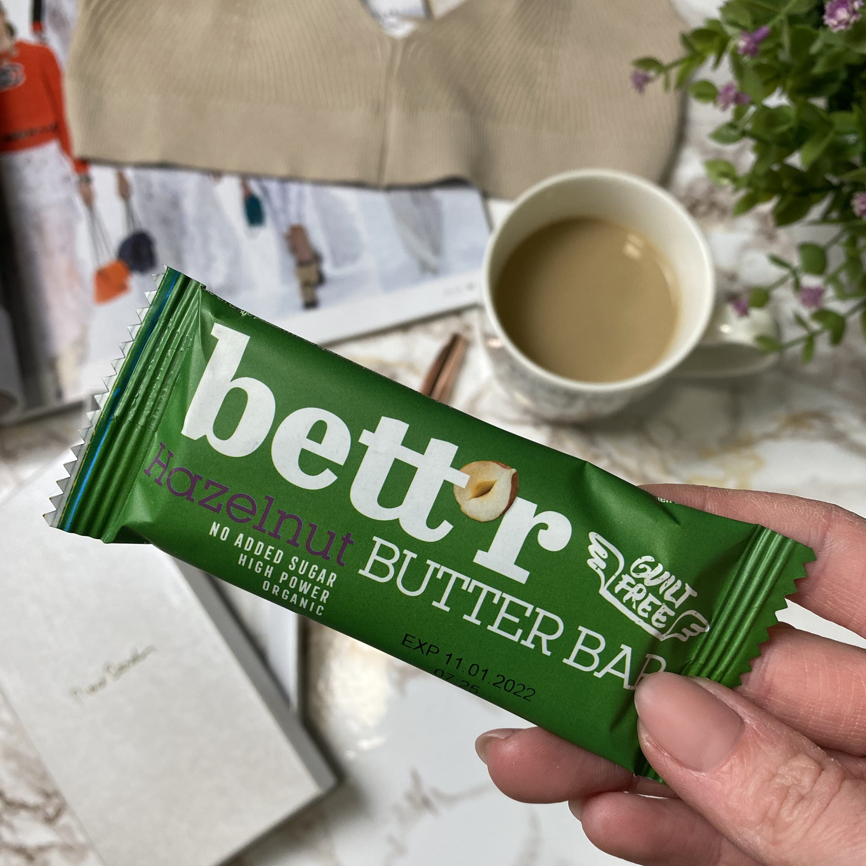 Bett'r Nussmus Riegel Bio Haselnussmus Riegel