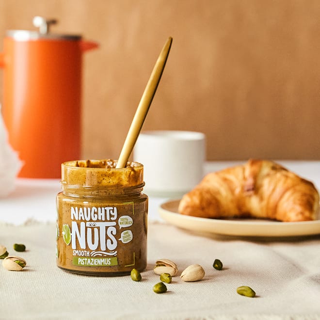 Naughty Nuts Nussbutter Pistazienmus Smooth (nicht Bio)
