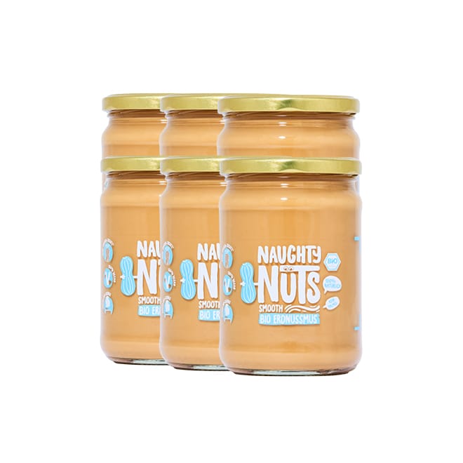 Bio Erdnussmus Smooth (500g Glas)
