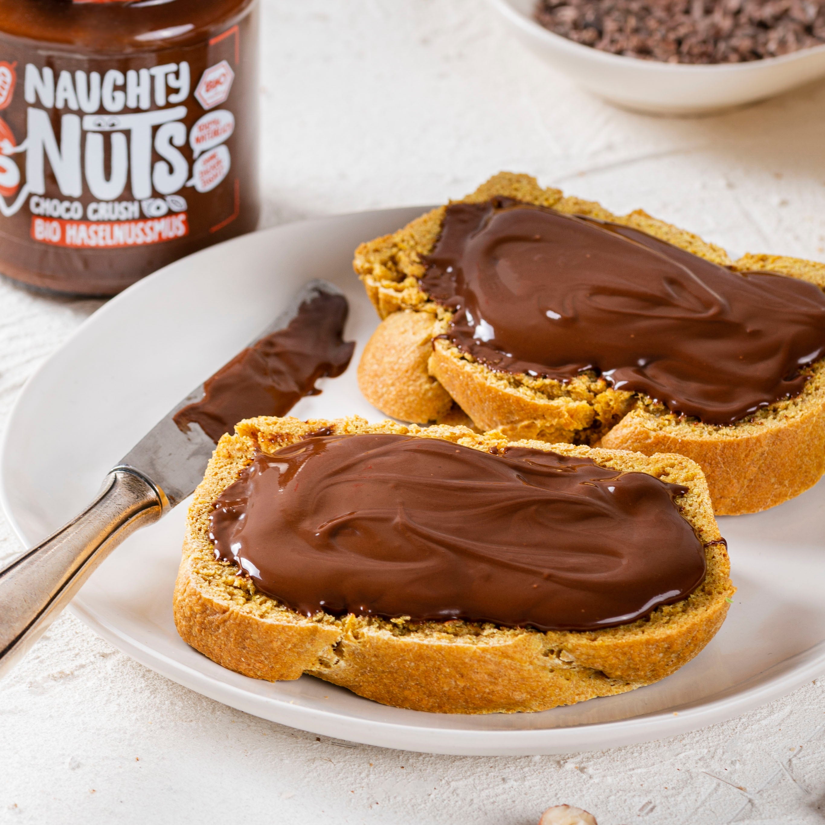 Vegane Brioche mit Choco Crush