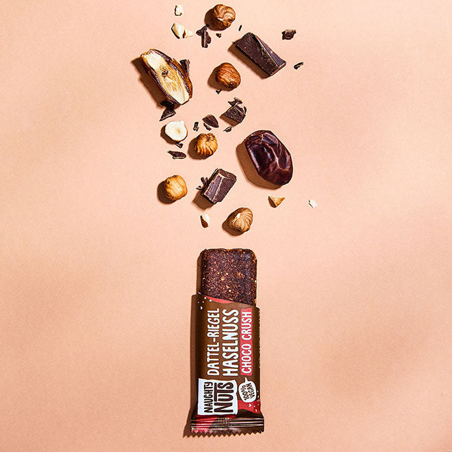 Bio Dattel-Riegel Haselnuss Choco Crush