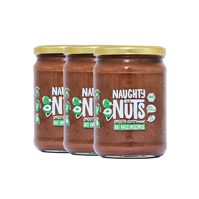 Bio Haselnussmus Smooth (500g Glas)