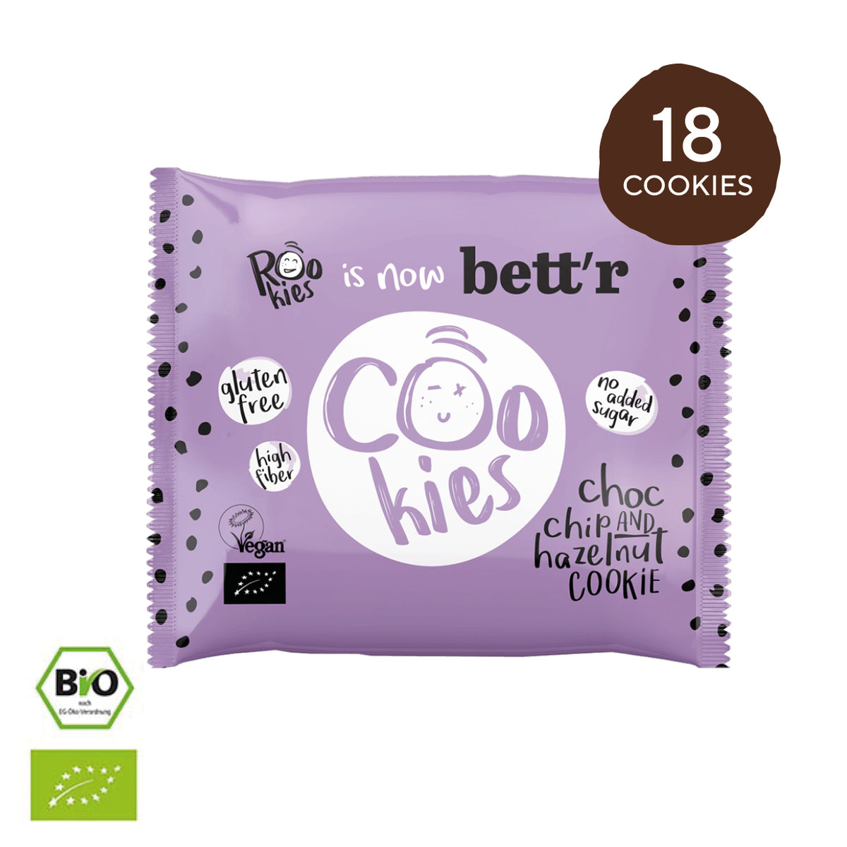 Bio Frucht-Cookie Choc Chip &amp; Haselnuss