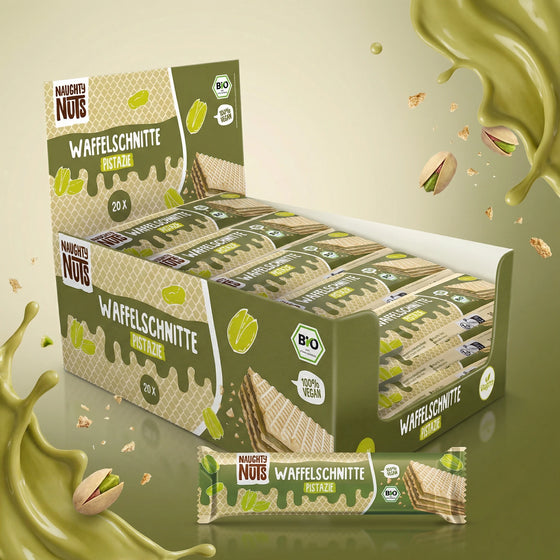 Bio Waffelschnitte Pistazie