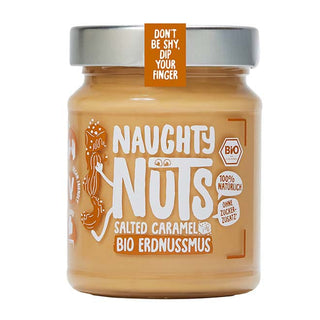 Naughty Nuts Nussbutter Bio Erdnussmus Salted Caramel